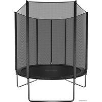 Батут GetActive Jump 6ft - 183 см с сеткой (черный)