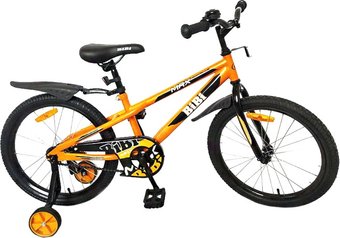 Детский велосипед Bibi Max 18 18.SC.MAX.OR0 (оранжевый/черный, 2020)