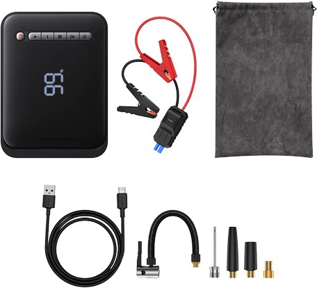 

Портативное пусковое устройство с компрессором Baseus Super Energy 2-in-1 Jump Starter CGCN000001 (черный)