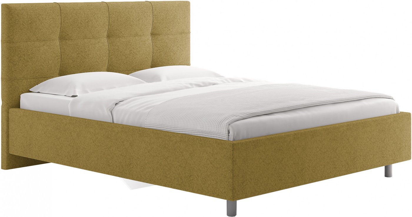 Кровать Сонум Caprice 160x200 (кашемир горчичный)