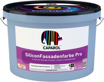 Краска Caparol Silicon Fassadenfarbe Pro База 1. 10 л (белый)
