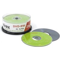 DVD-RW диск Mirex 4.7Gb 4x UL130032A4M (25 шт.)