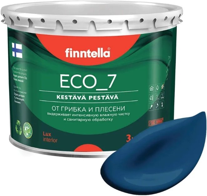 

Краска Finntella Eco 7 Sininen Kuu F-09-2-3-FL003 2.7 л (лазурно-синий)