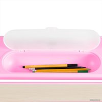 Парта Anatomica Avgusta + стул + выдвижной ящик + подставка (клен/розовый)