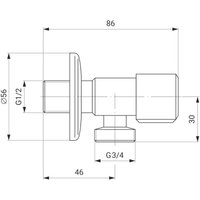 Запорная арматура Slovarm TE-225N.1_BLACK DN20