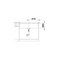 Кухонная мойка Blanco Subline 800-U 527174 (мягкий белый)