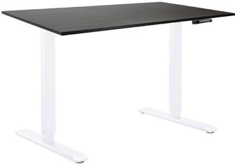 Стол с регулировкой высоты ErgoSmart Manual DESKFIT DF100 1200х650х18 мм (дуб мореный/белый)