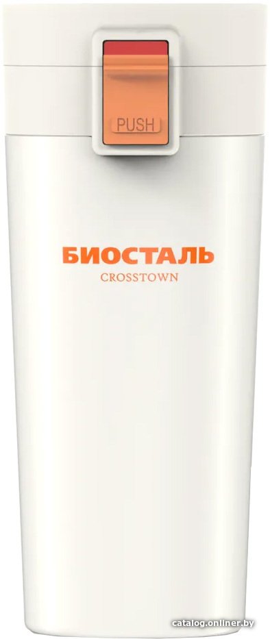 Термокружка БИОСТАЛЬ NMT-400W 0.4л (белый)