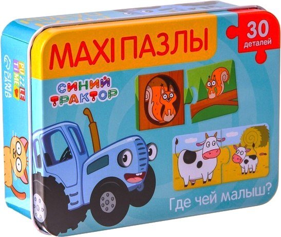 

Развивающая игра Синий трактор Где чей малыш 7701950