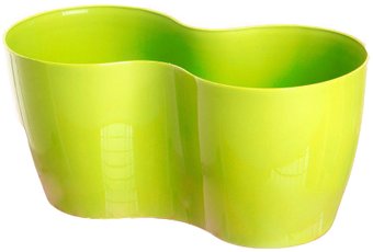 Кашпо BigPlast Herbs Stars 39736 (салатовый)