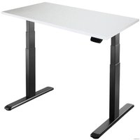 Стол для работы стоя ErgoSmart Unique Ergo Desk 1360x800x36мм (альпийский белый/черный) в Бресте