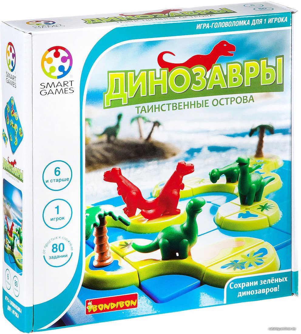 Настольная игра Bondibon Динозавры.Таинственные острова