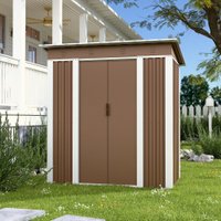  Спстрим с односкатной крышей 1850*1800*1200 (коричневый)