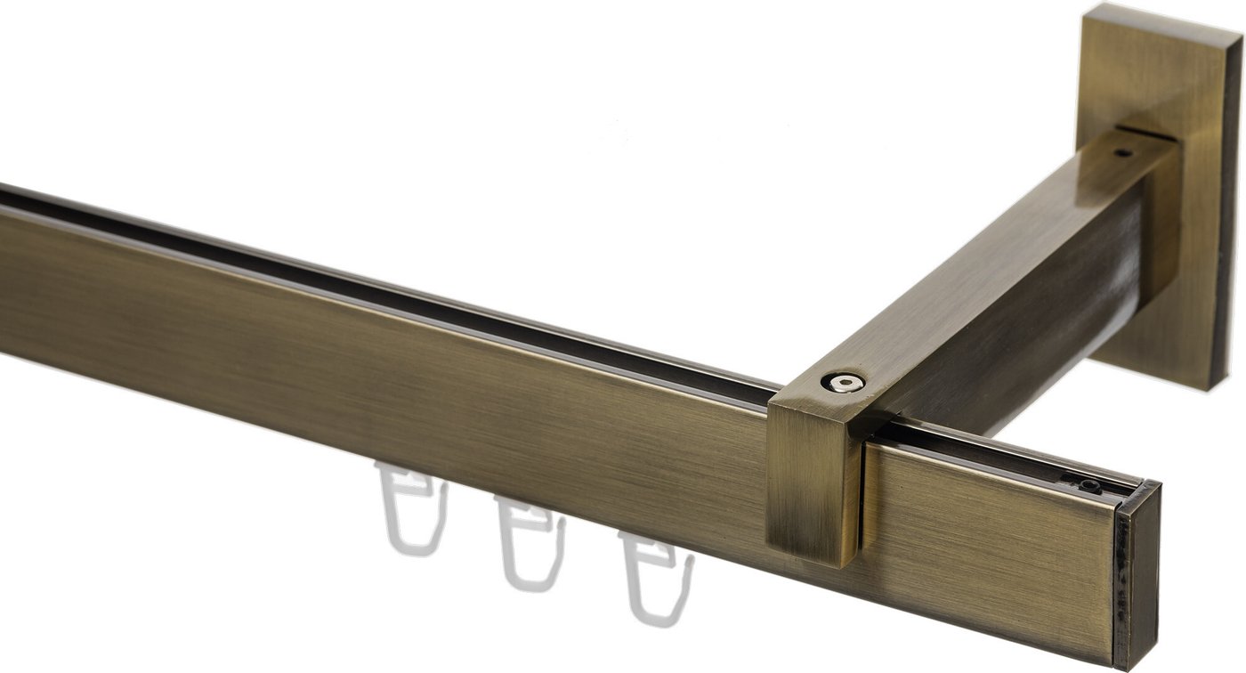 

Карниз для штор Sundays Home Флэт Лайн Изи одинарный (составной, заглушка, антик, 3.2 м)