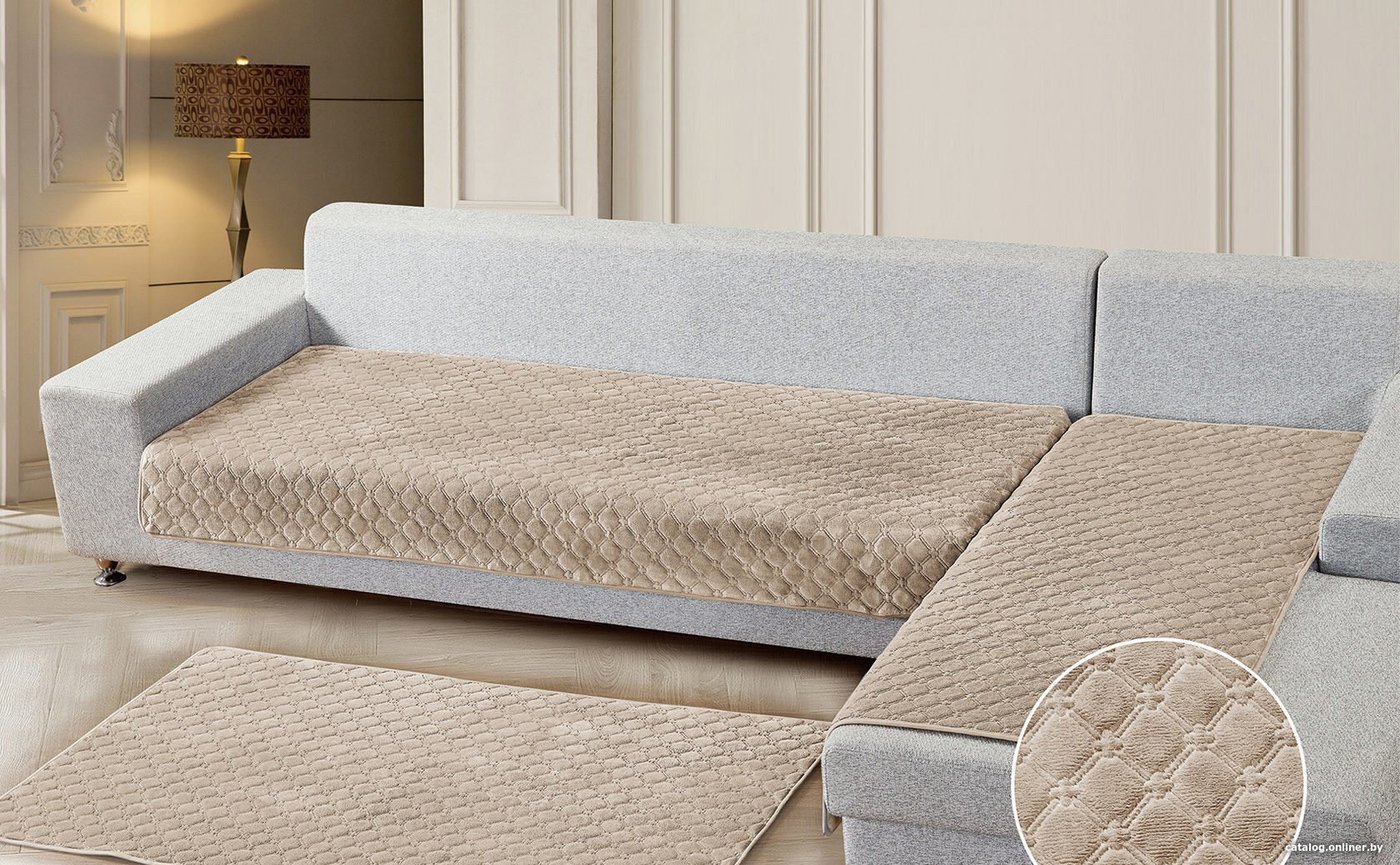 Набор покрывал на мягкую мебель Elegans Home Textile Savanna Home Textile (бежевый-песочный)