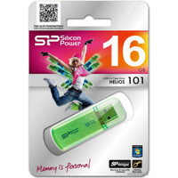 USB Flash Silicon-Power Helios 101 16GB зеленый [SP016GBUF2101V1N]