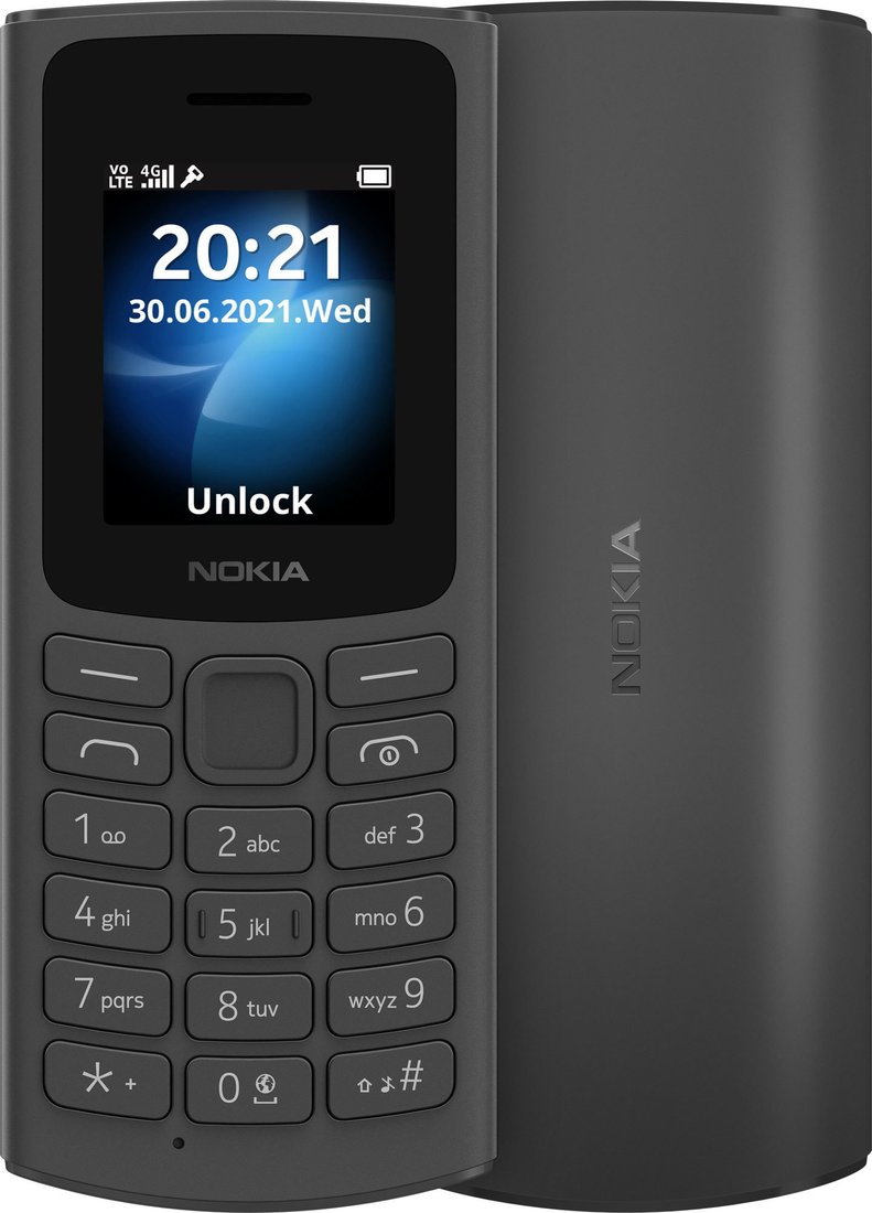 

Телефон Nokia 105 4G Dual SIM TA-1378 (черный)