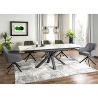 Кухонный стол Signal Columbus amber COLUMBUSBC160 (белый/черный)