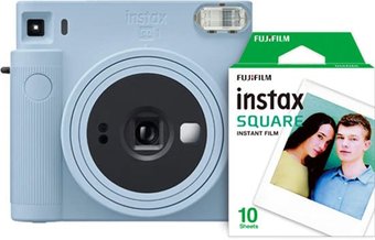 Фотоаппарат Fujifilm Instax Square SQ1 + пленка 10 кадров (голубой)