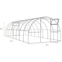 Каркас теплицы Агросити Плюс 3х4м 0.67 (дуга 20x20мм)