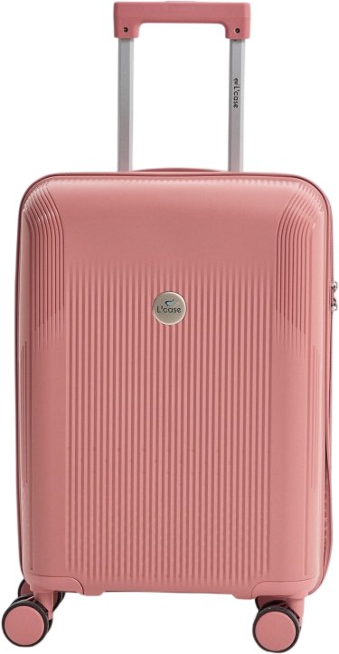 

Чемодан-спиннер L'Case Riga 20 (S, розовый)