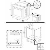 Электрический духовой шкаф Hotpoint HFE8 1221 H WH