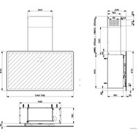 Кухонная вытяжка Faber V-Air Flat KL A80 330.0615.684