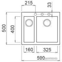 Кухонная мойка Elleci Quadra 150 Light Grey K97
