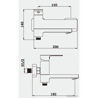 Смеситель Vieir V393531-S