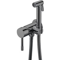 Смеситель с лейкой для биде Boheme Uno 467-SGM (графит глянец)