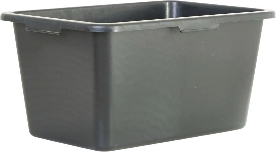 Корыто строительное RV Plast Стандарт прямоугольный 0120 (55л, черный)