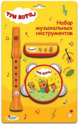 Набор музыкальных инструментов Играем вместе Три Кота 1912M252-R4