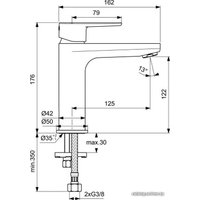 Смеситель Ideal Standard Cerafine O Black BC554XG