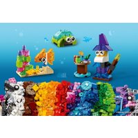Набор деталей LEGO Classic 11013 Прозрачные кубики