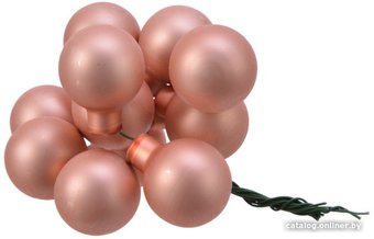 Елочная игрушка GreenDeco На проволоке 713561 (144шт, терракотовый матовый)