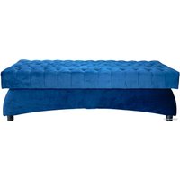 Банкетка Домовой Фея-4-2Б (бархат синий) в Гродно