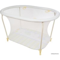 Игровой манеж Globex Овал (белый)