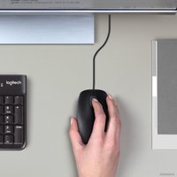 Мышь Logitech B100 (графит)