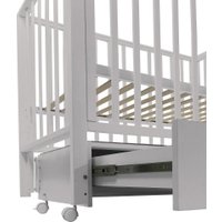 Классическая детская кроватка Sweet Baby Vittoria с маятником и ящиком (теплый кашемир)