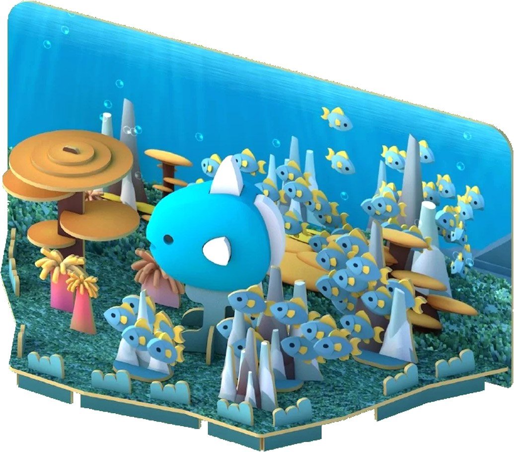 

Магнитный конструктор Halftoys Ocean Луна-рыба с диорамой HO002