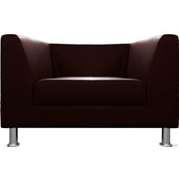 Интерьерное кресло Brioli Дедрик (экокожа, L13 коричневый)