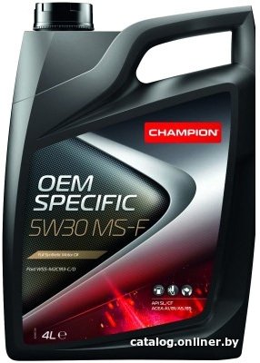 Моторное масло Champion OEM Specific MS-F 5W-30 4л