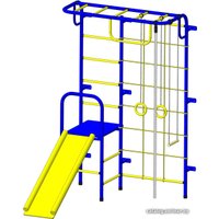 Детский спортивный комплекс Пионер С107М (синий/желтый)