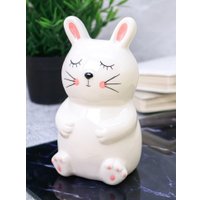 Копилка для денег ILikeGift Sleepy bunny FC191121 (белый)