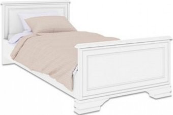 Кровать Black Red White Kentaki S320-LOZ90х200 М (белый/белый)