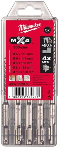 Набор буров Milwaukee 4932352833 (5 предметов)