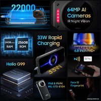 Телефон Oukitel WP19 Pro (черный)