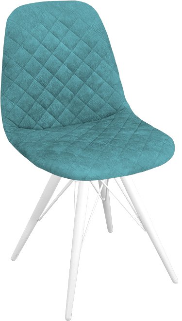 

Стул Трия Ричи К3 (белый матовый/микровелюр Wellmart Indigo)
