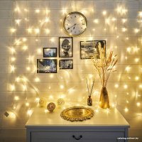 Новогодняя гирлянда Neon-Night Светодиодный Дождь 1.5х1.5 м 235-016 (теплый белый)