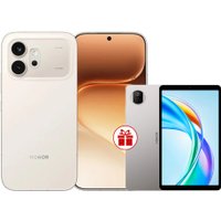 Телефон HONOR 600 Dual SIM 8GB/256GB международная версия (бежевый) + планшет HONOR Pad X7 LTE 4GB/128GB (серый) по акции